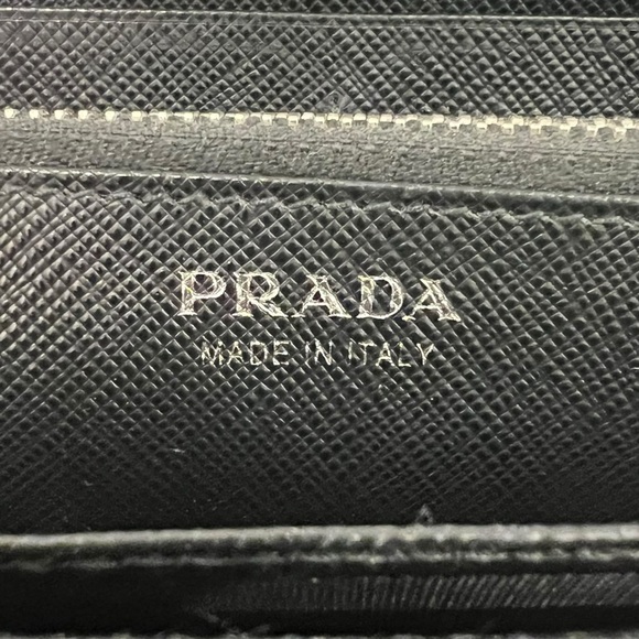 Prada Saffiano Rings Zip Around Wallet - Picture 5 of 10
